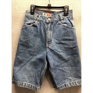Arizona Boys Bermuda Jean Shorts Size 12 Regular Blue Denim